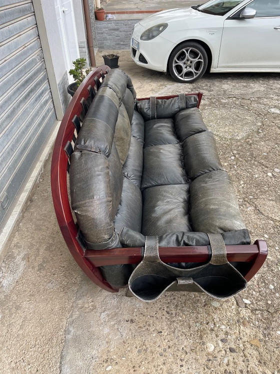 Image 1 of Canapé italien moderne du milieu du siècle « Rancero » de Luciano Frigerio, années 1960