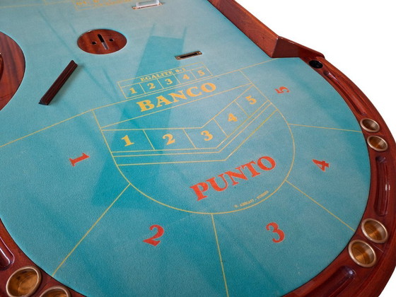 Image 1 of Mesa de juego original "Punto Banco" - Antiguo Casino de Venecia (años 80)