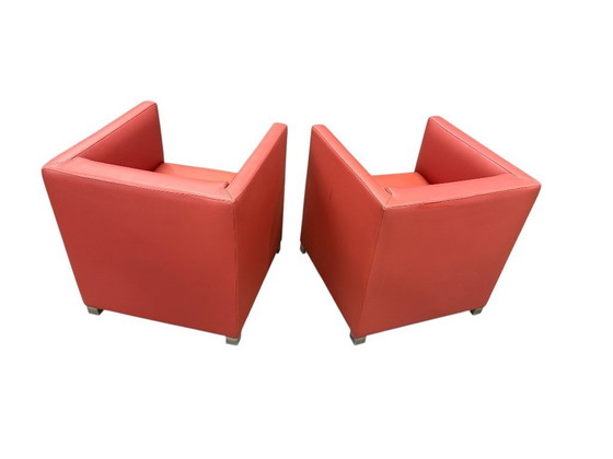 Image 1 of  Cubic Chairs by Paolo Piva for Wittmann, 1980s, Set of 2