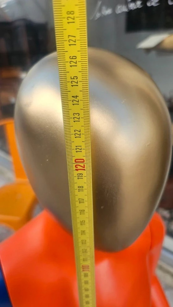 POP Design Meerkleurige Mannequin – Oranje, Blauw en Goud – Decoratieve objecten, Glass, Plastic (photo 3 of 5)