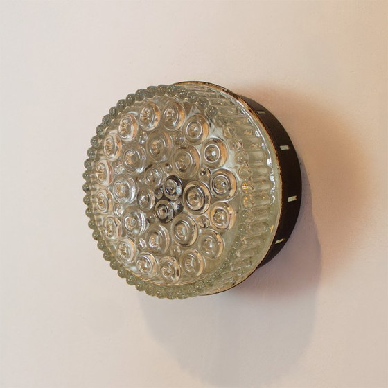 Image 1 of Lampada da parete rotonda vintage anni '70
