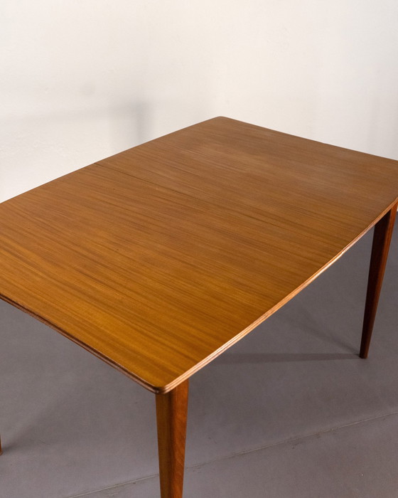 Image 1 of Mid Century Extending Dining Table Made of Teak and Afromosia by A. Younger Ltd.