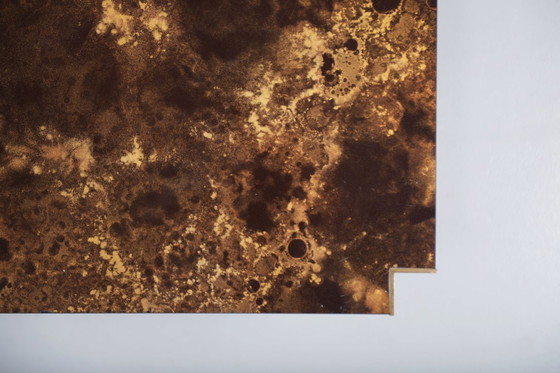 Image 1 of Zeldzame salontafel ‘Éruption Solaire’ - Guy Lefevre - Ligne Roset / Roche Bobois