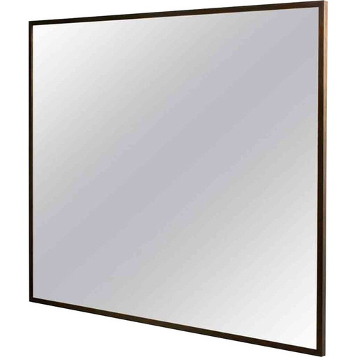 Grand miroir vintage en bronze