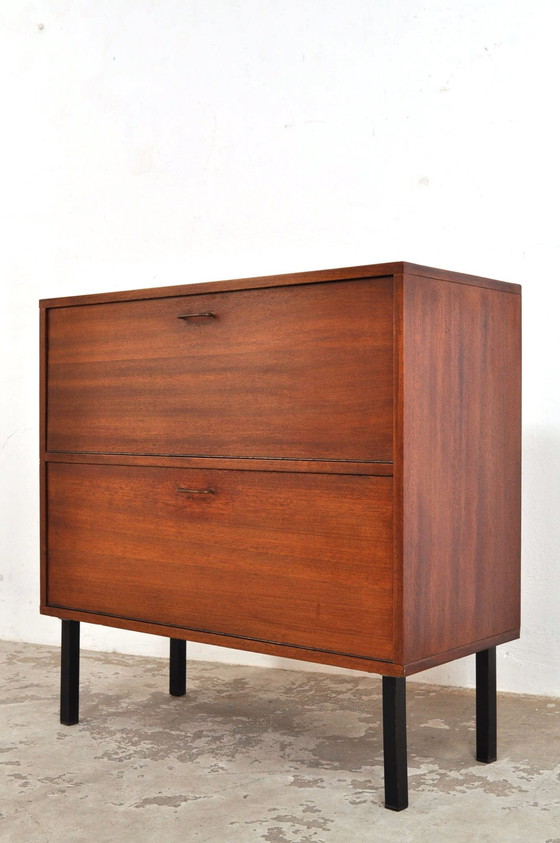 Image 1 of Vintage mahogany flap cabinet 1950s