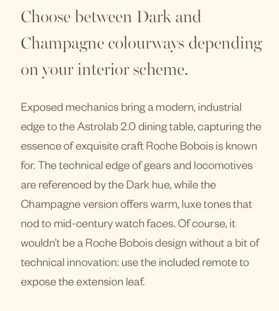 Image 1 of Roche Bobois Astrolab 2.0 Dining Table