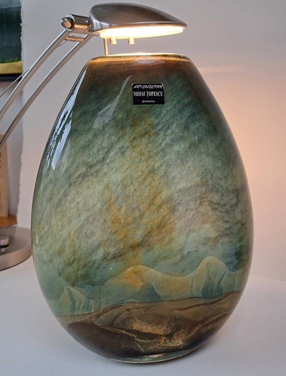 Image 1 of Set di 2 vasi in vetro