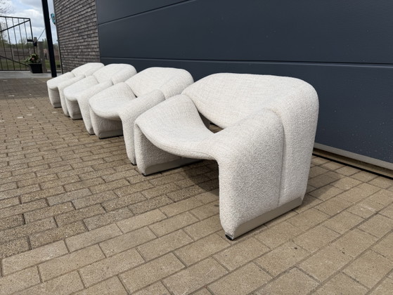 Image 1 of Artifort F598 Groovy armchairs in mint condition!! Pierre Paulin