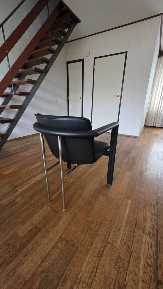 Image 1 of Leolux eettafelset incl. 4 Leolux stoelen 