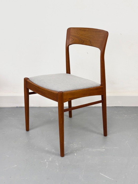 Image 1 of Sedie da pranzo in teak di Korup Stolefabrik, anni '60, set di 4