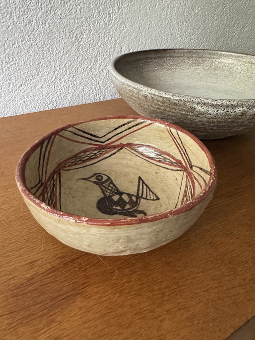 Antique Berber Ceramic Vide Poche