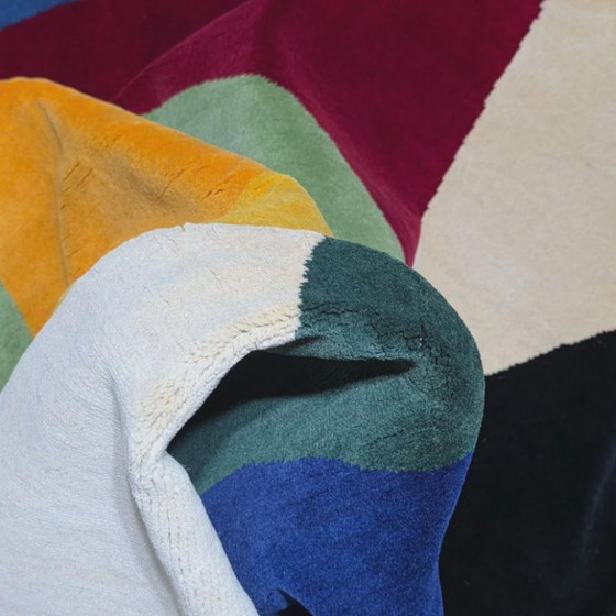 Alfombra Diagonale de Sonia Delaunay – Lana tejida a mano sobre algodón, 190 x 260 cm – Wool (photo 9 of 9)