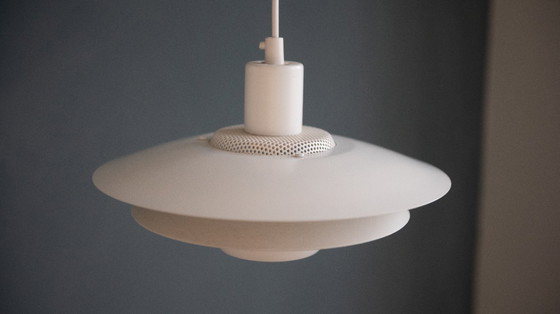 Image 1 of Deense Witte Jeka Metaltryk Viola Hanglamp