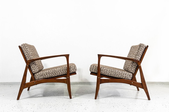 Image 1 of Fauteuils style années 60, Danemark, lot de 2