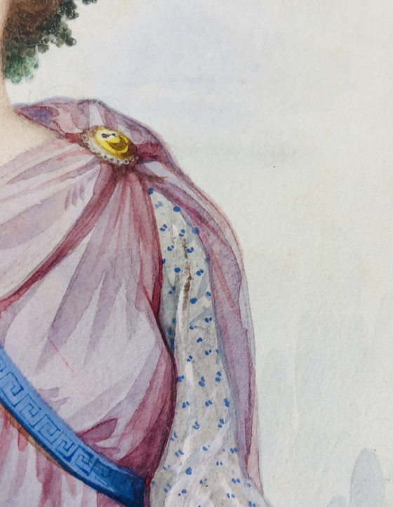 Image 1 of Ritratto ad acquerello di Auguste Galimard (1813-1880)