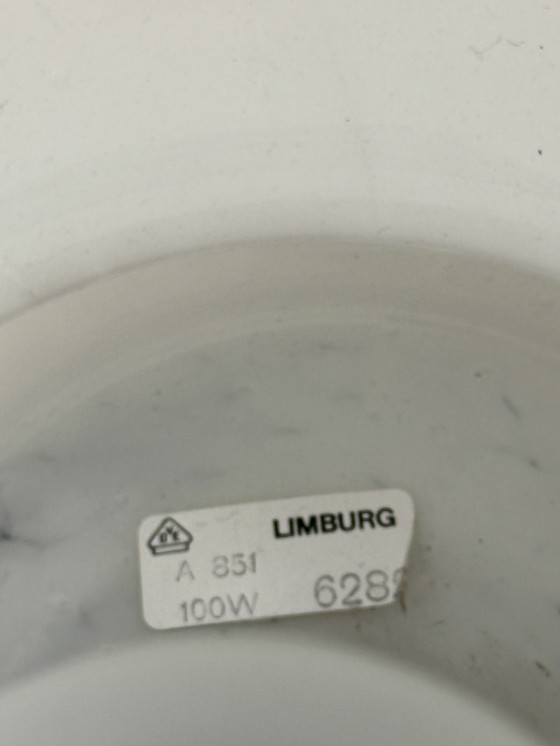 Image 1 of Limburg Glashütte Glass Table Lamp Mushroom, 1970's