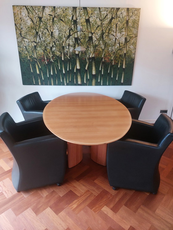 Image 1 of 4 sedie da pranzo Leolux Lapita (mobili)