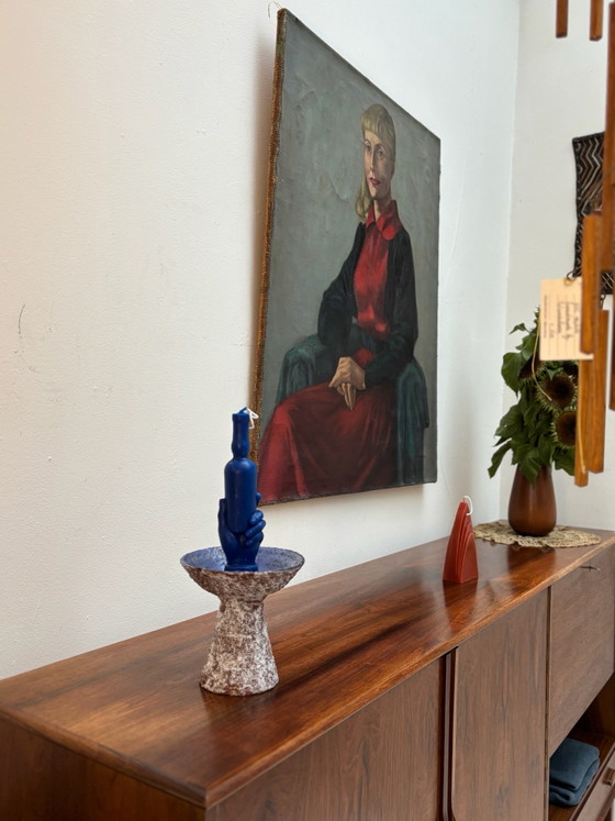 Credenza vintage in palissandro, design danese, Credenze, Tessile, Legno, Marrone (foto 14 di 14)