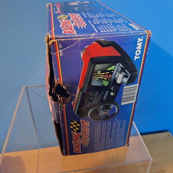 Image 1 of Tomy Racing Cockpit 80s analog arcade game