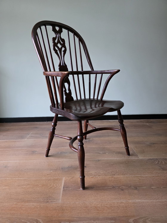 Image 1 of Set di 4 sedie Windsor vintage
