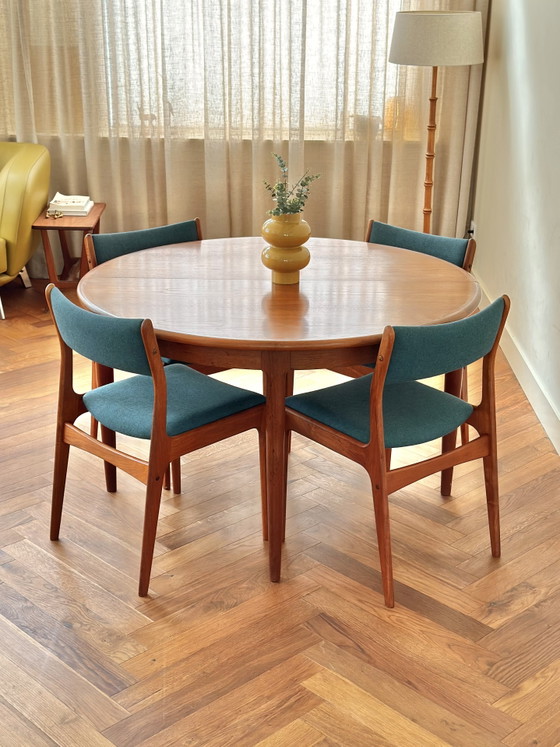 Vintage Dining Table Niels Otto Møller Teak Wood 50s/60s/70s (photo 14 of 15)
