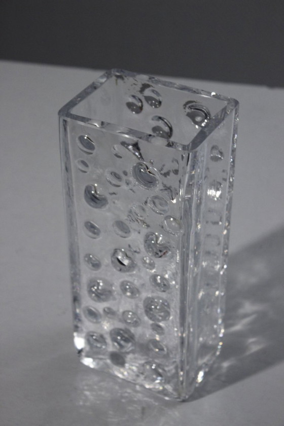 Image 1 of Vase verre Bubble design Erich Jachmann pour WMF Allemagne 1970s