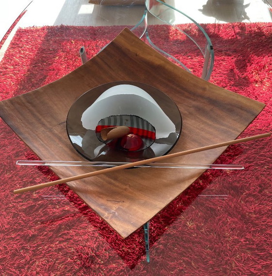 Image 1 of Objeto de vidrio único "BANTEN" de Frank van den Ham