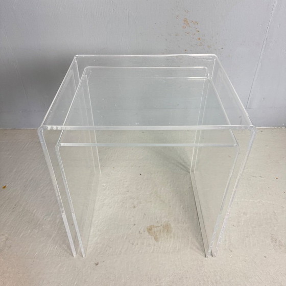 Image 1 of Set mimi in perspex vintage 2 pezzi