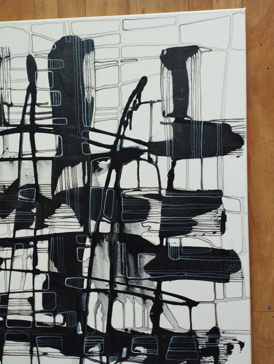 Natia Antadze Abstracte Compositie XXL – Schilderijen & Tekeningen, Canvas (photo 10 of 15)