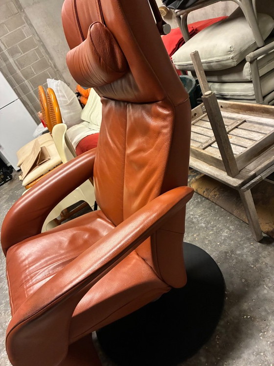 Jori Verstellbarer relaxsessel – Leder, Metall (photo 2 of 5)