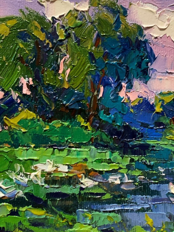 Image 1 of Geese are Swimming in the Lake