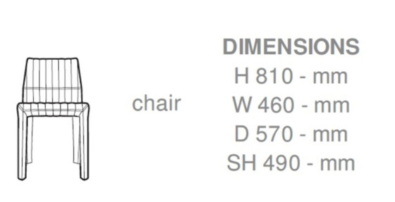 4 sillas de comedor Ligne Roset Facett – Metal, Polyester (photo 8 of 9)