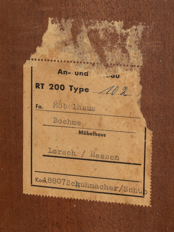 Image 1 of Buffet bas des années 1960 par Heinrich Riestenpatt