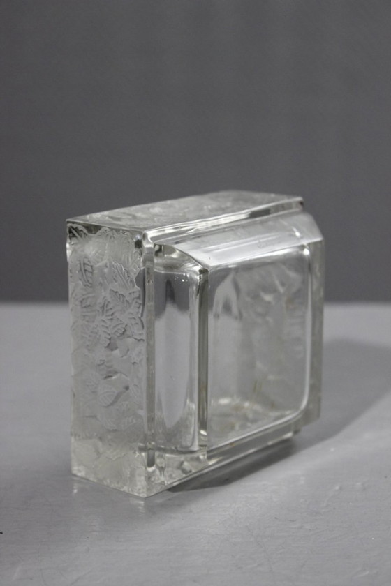 Image 1 of Lalique France "Colmar" ashtray, signed circa 1940