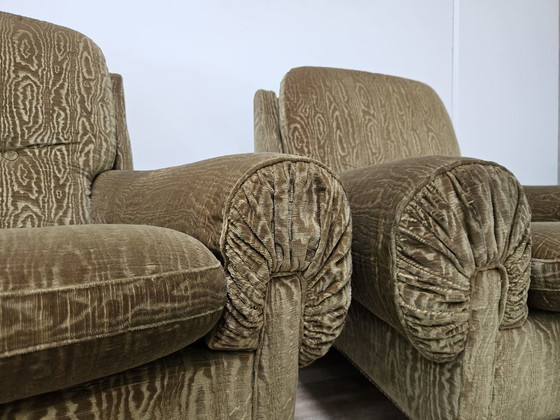 Image 1 of Een paar Italiaanse fauteuils uit de jaren 70.