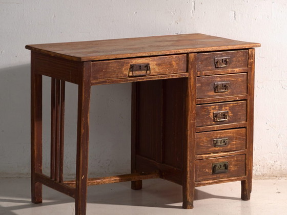 Scrivania antica in legno di sugi – Giappone, Periodo Taishō, circa 1920 – Scrivanie (photo 2 of 40)