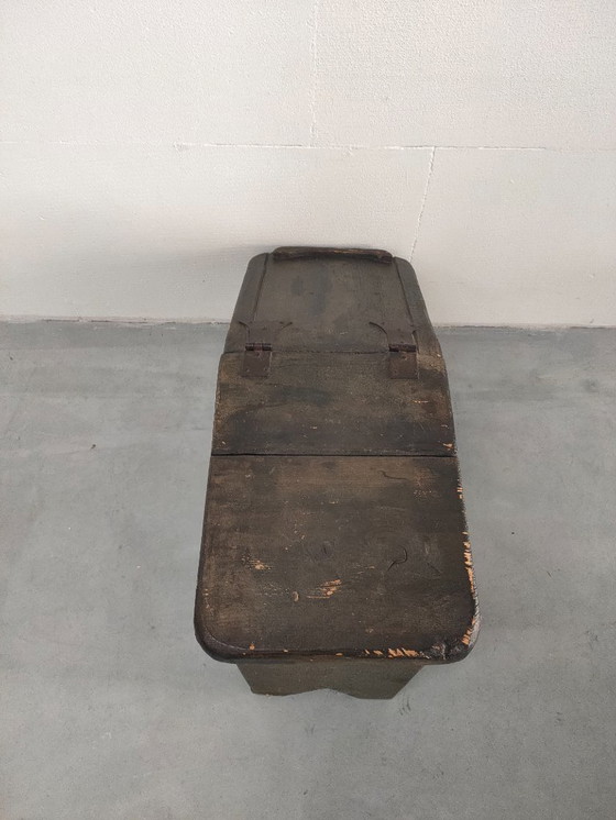 Image 1 of Zeldzaam vintage 'custom made' schoenenpoets kist interieur decorateur item 