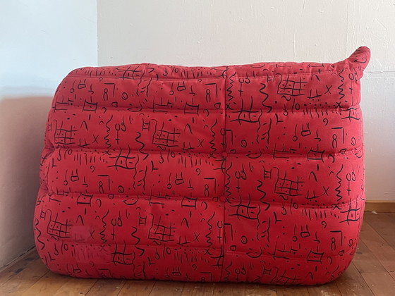 Image 1 of 1993 Ligne Roset Togo 2-Seater & Corner Set – 20th Anniversary