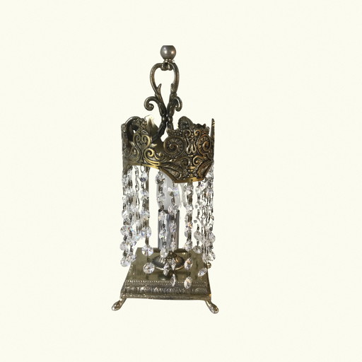 Lampe à poser en cristal vintage - Elegant Bedside Lighting