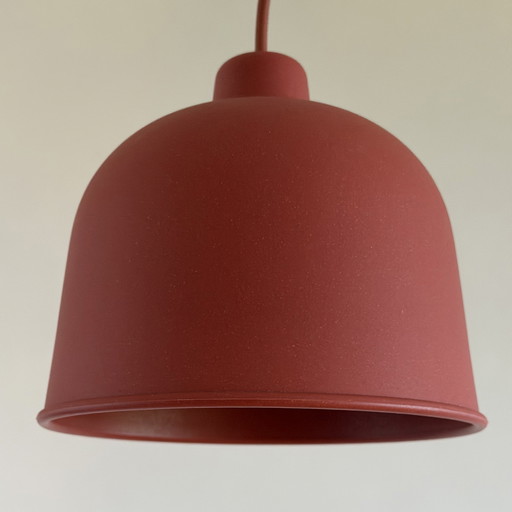 Lampada a sospensione Muuto Grain - Rosso polvere