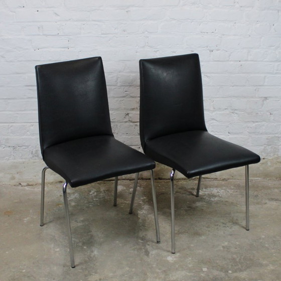 Image 1 of 6x vintage Robert chair by Pierre Guariche for Meurop 1960s
