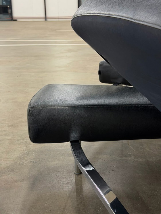 Image 1 of Sofá Edra Flap | Cuero negro