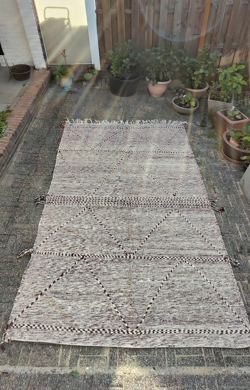 Tappeto berbero in lana vergine Tappeto marocchino - 301 x 190 cm 300 x 200 m Tipo B21.4