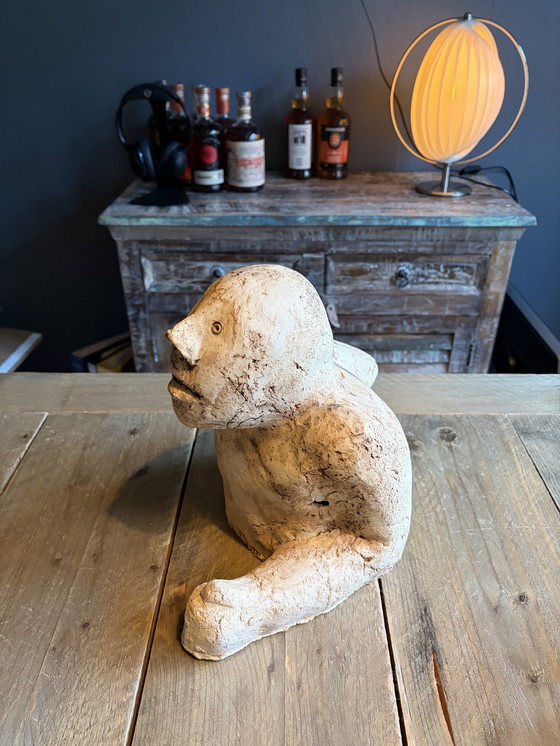 Image 1 of Scultura in ceramica di Sjer Jacobs "Running Man"