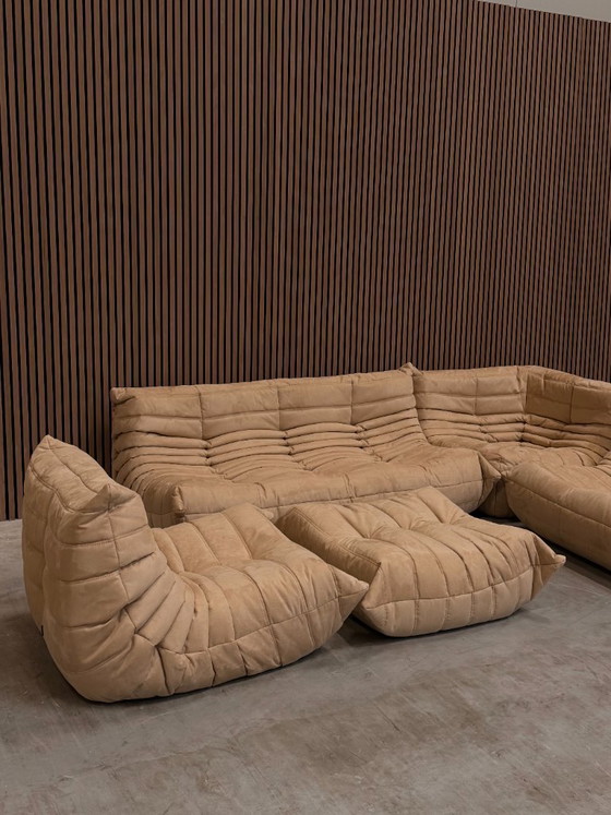 Image 1 of Ligne Roset Togo Set Alcantara Beige/Cream