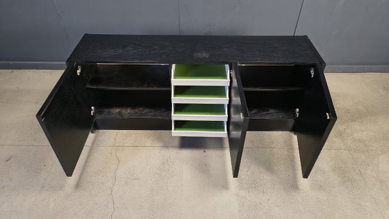 Image 1 of Black brutalist sideboard, 1970s 