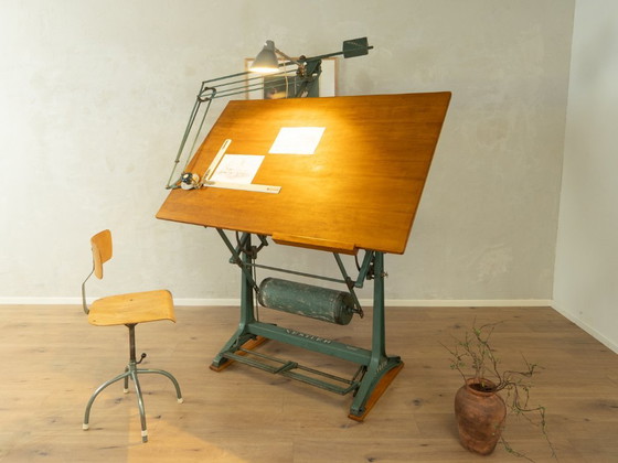 Tekentafel uit de jaren 50 van Nestler – Bureau, Metal, Wood (photo 9 of 20)
