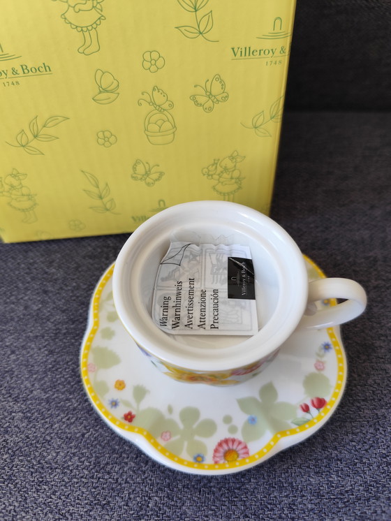 Image 1 of Villeroy & Boch Spring Awakening – Portacandele / Tazza NUOVO - Porcellana 🌸