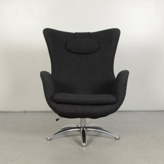 2x Fauteuil Bröderna Anderssons, Antraciet – Metal, Wool (photo 2 of 7)