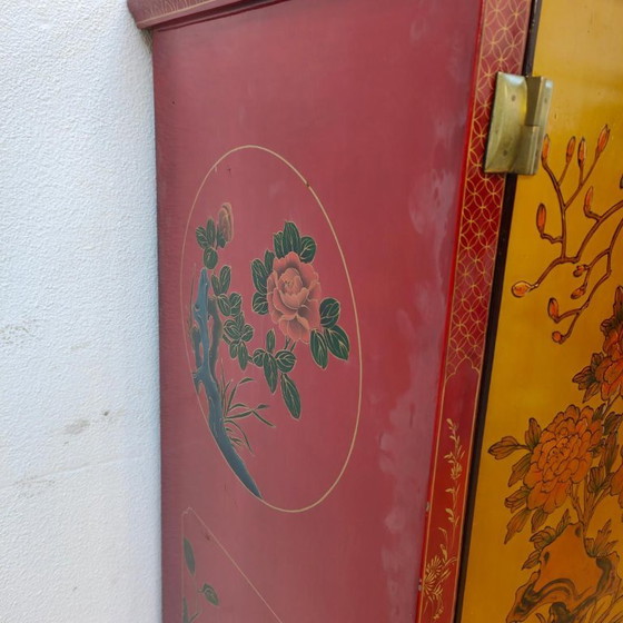 Credenza nuziale cinese vintage Chinoise – Credenze con vetrina, Wood (photo 20 of 21)
